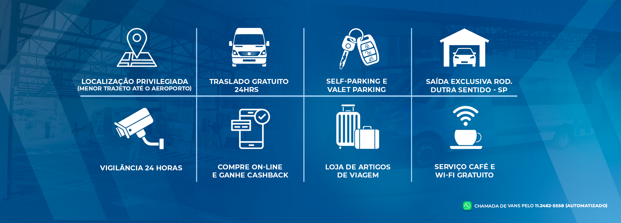 Segurança, Comodidade e Economia - Estacionamento de Guarulhos / Cumbica - GRU